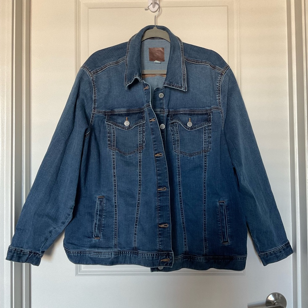 Plus Size Jean Jacket